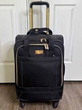 American Tourister Belle Voyage Spinner Luggage Black Gold